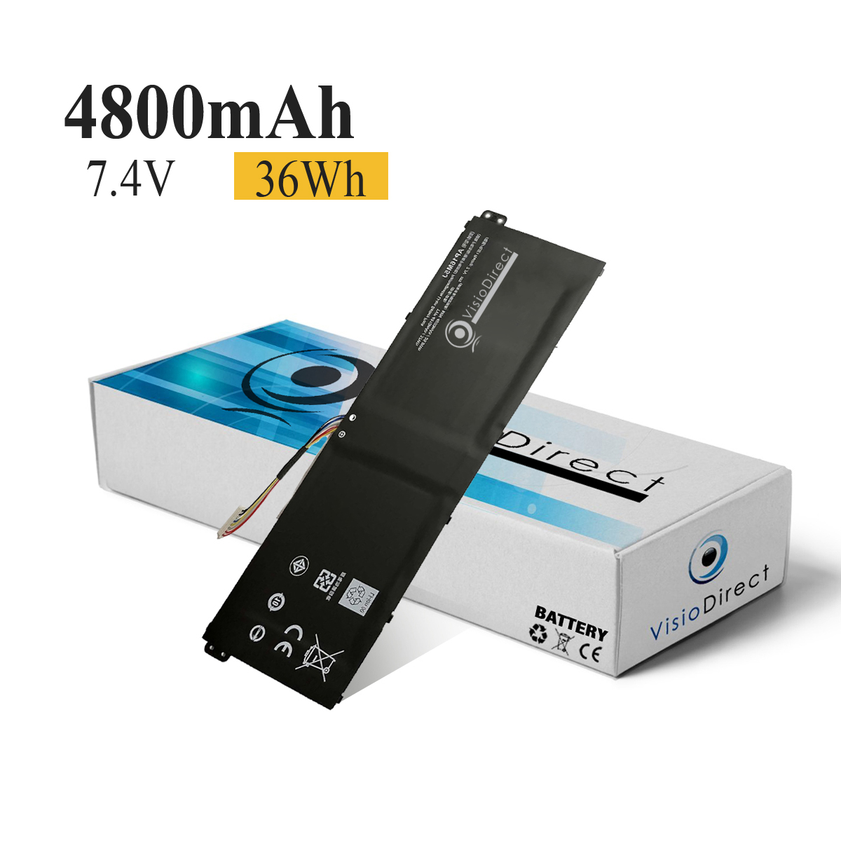 Visiodirect Batterie compatibl...