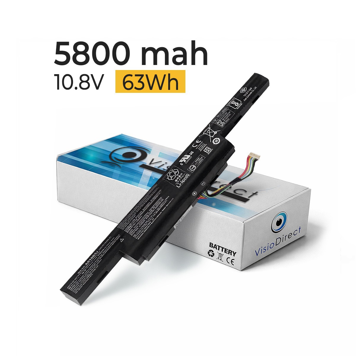 5800mAh Batterie pour AS16B5J ...
