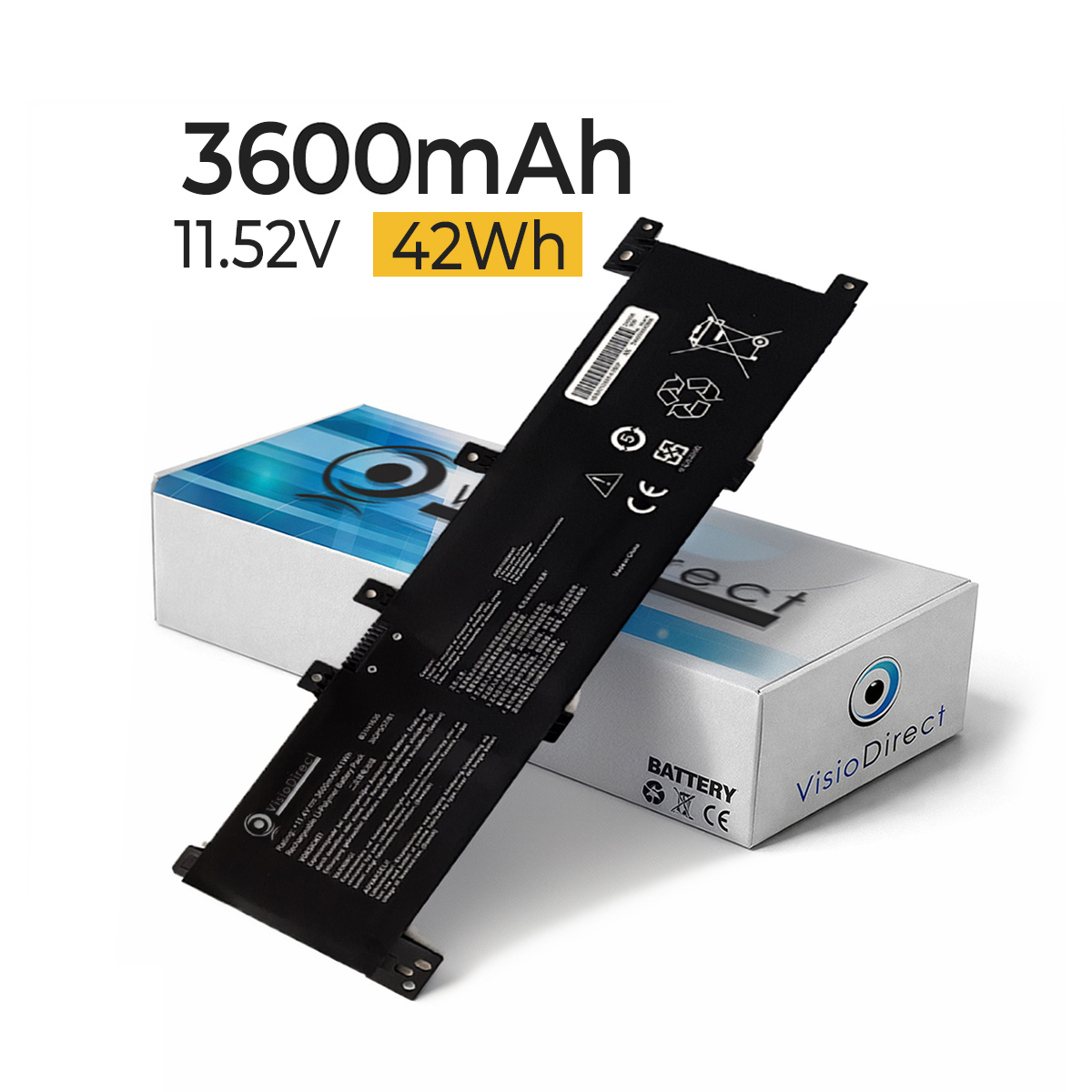 3600mAh Batterie type B31N1635...