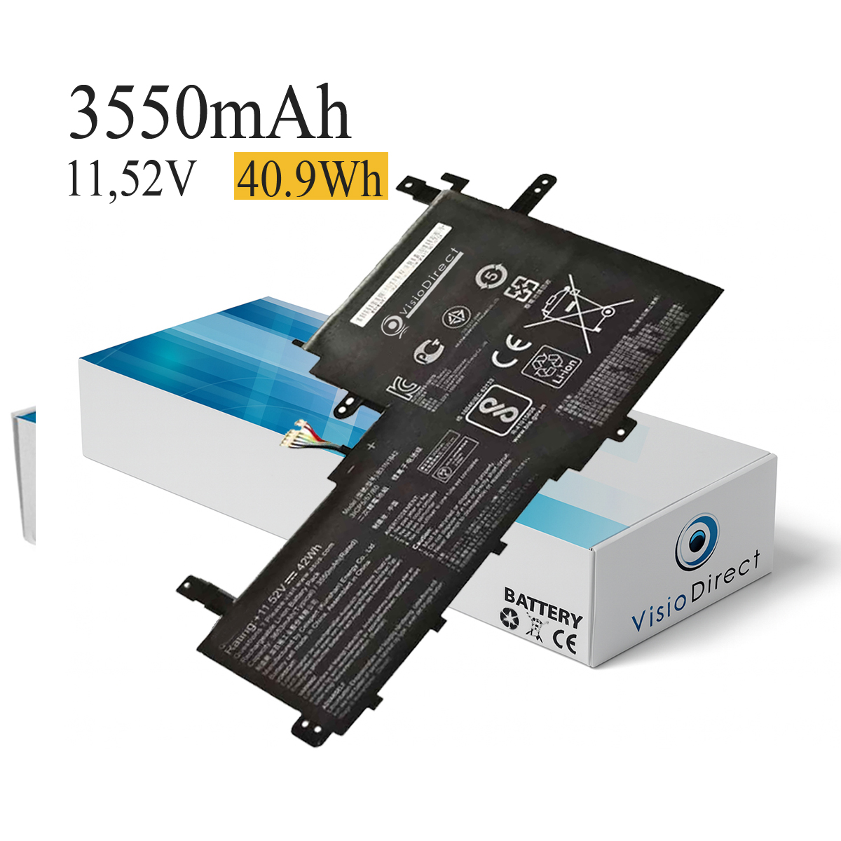 Batterie pour ASUS VivoBook S1...