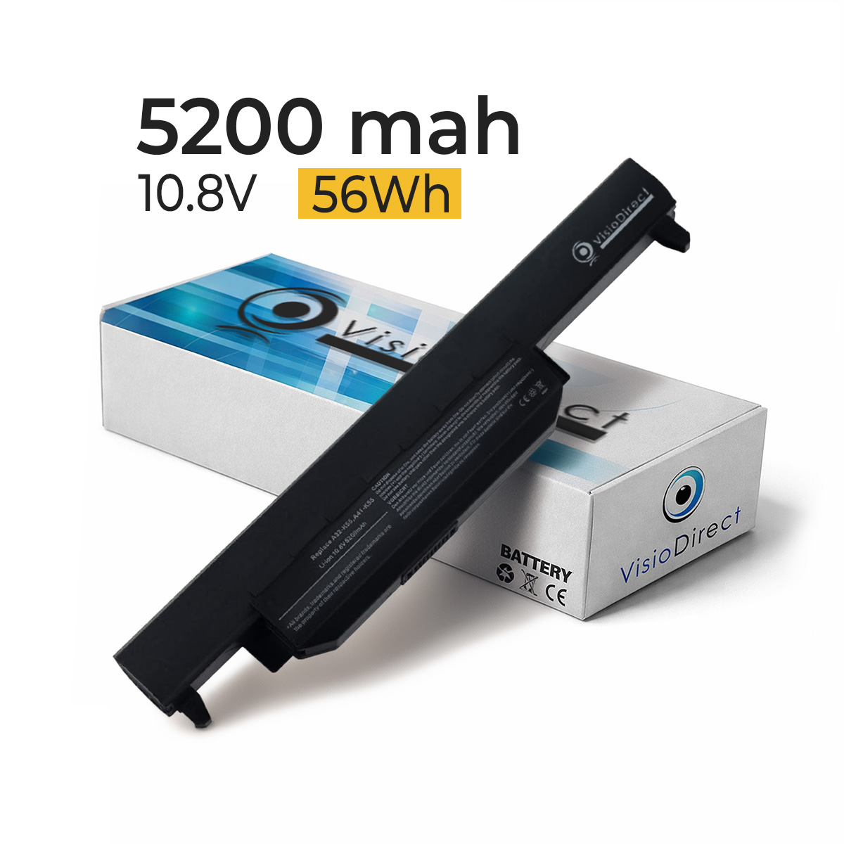 Batterie pour ASUS A45DR 5200m...
