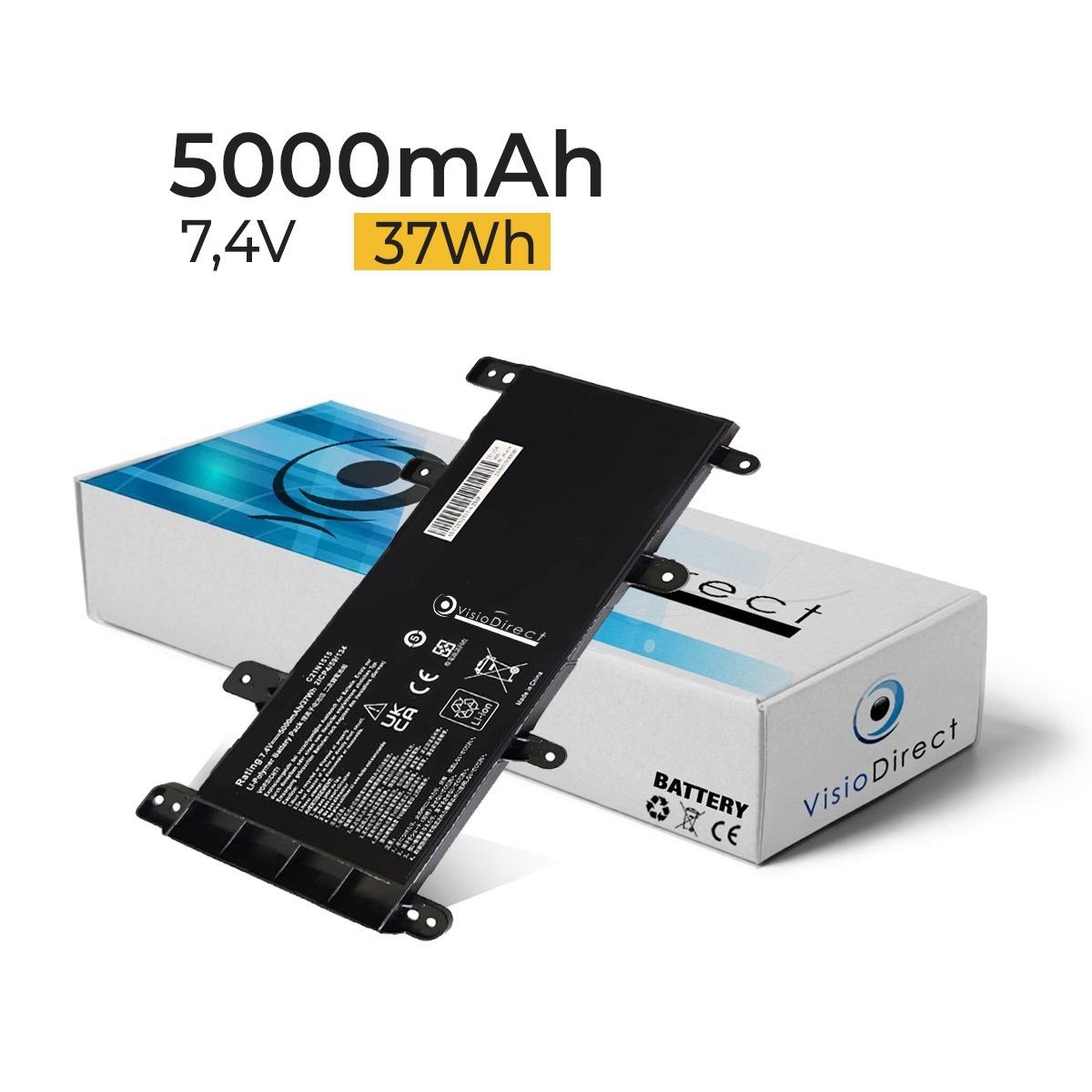 Visiodirect Batterie compatibl...