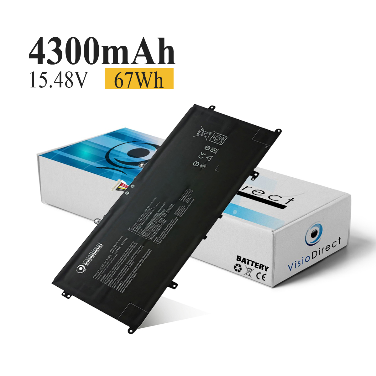 Visiodirect Batterie compatibl...
