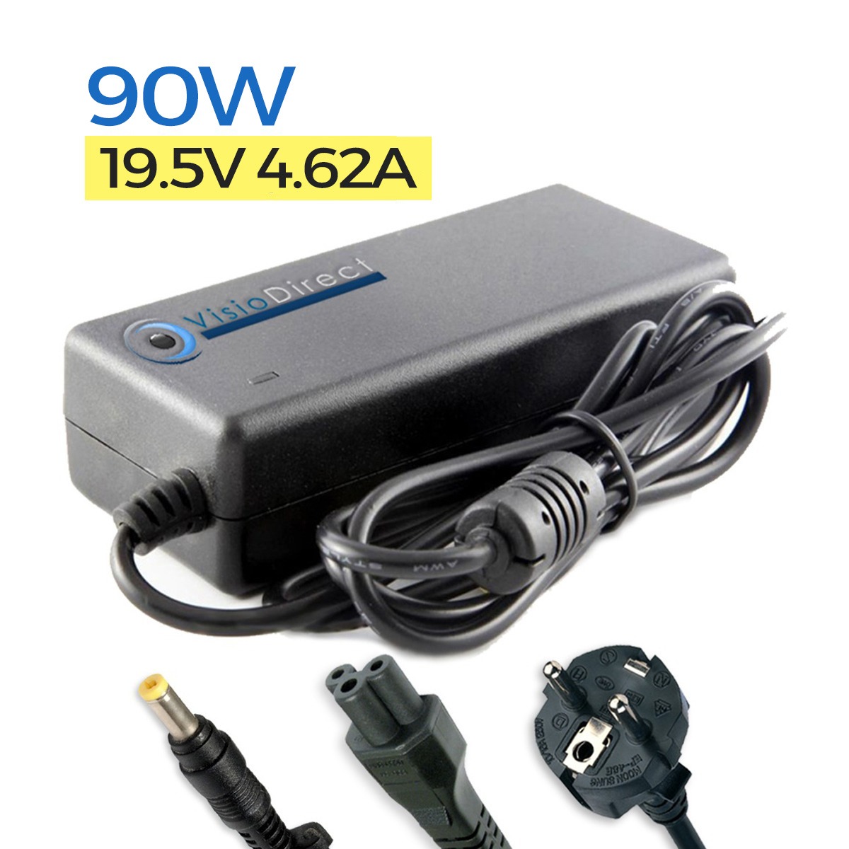 90W Chargeur Alimentation Embo...