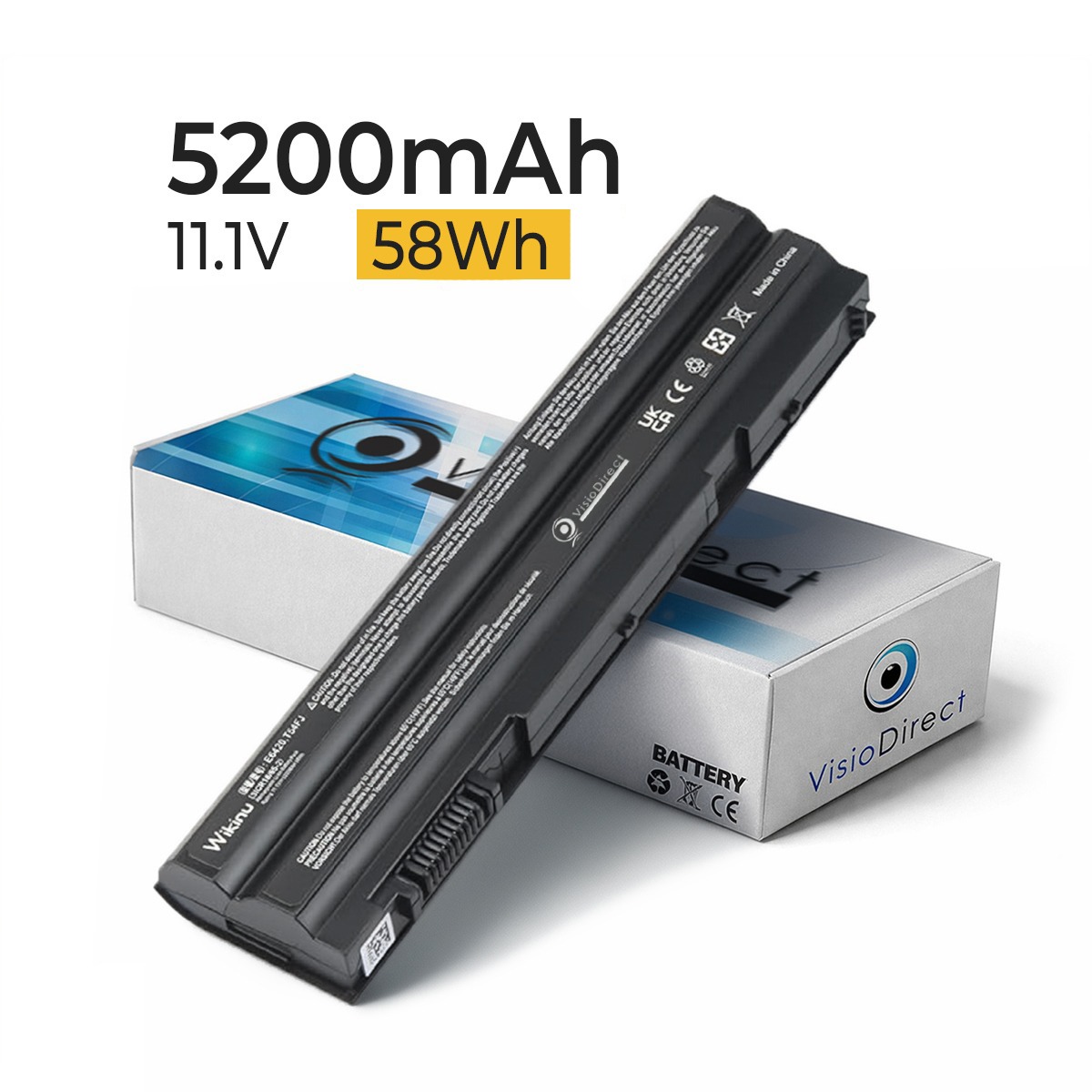 5200mAh Batterie pour DELL Ins...