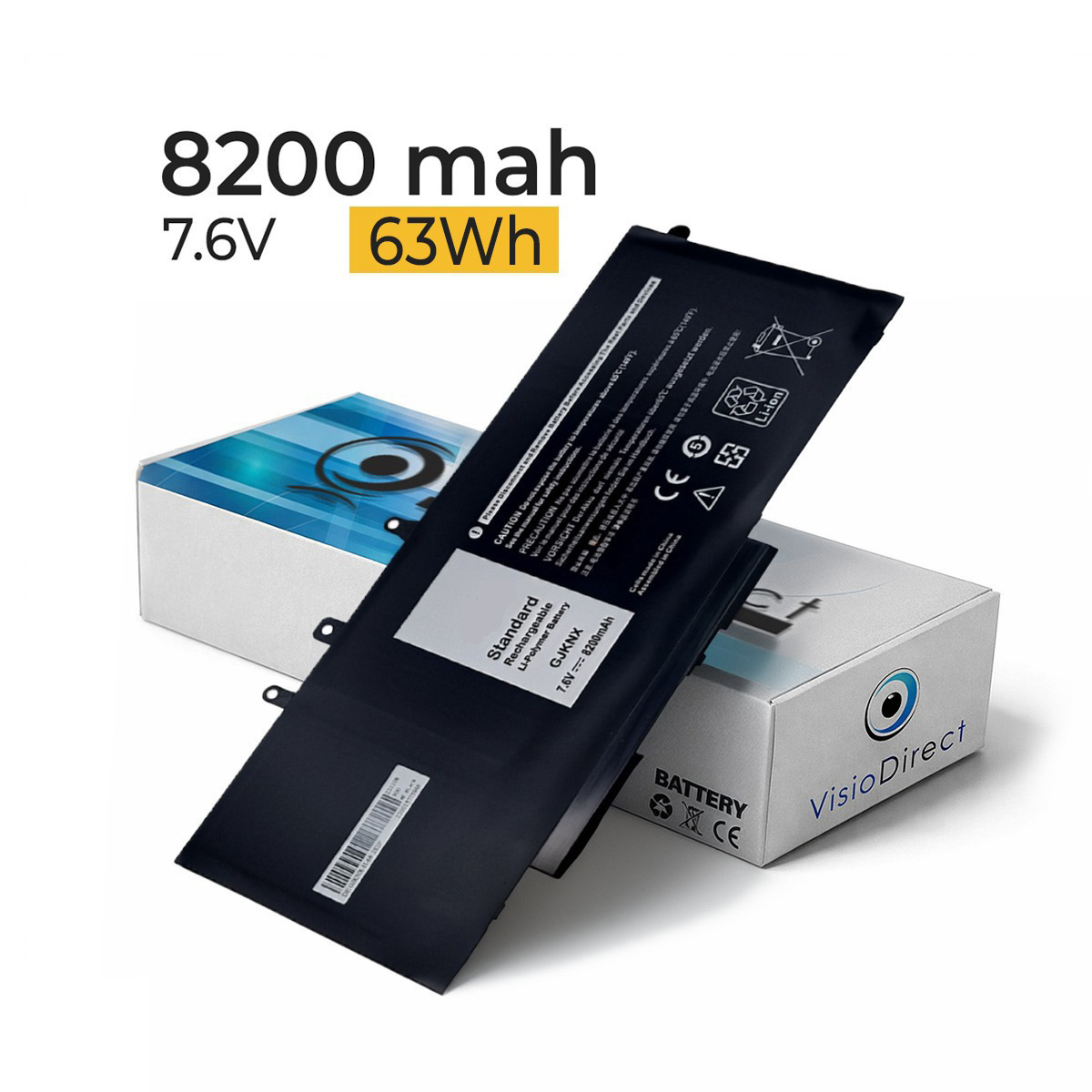 8200mAh Batterie compatible av...