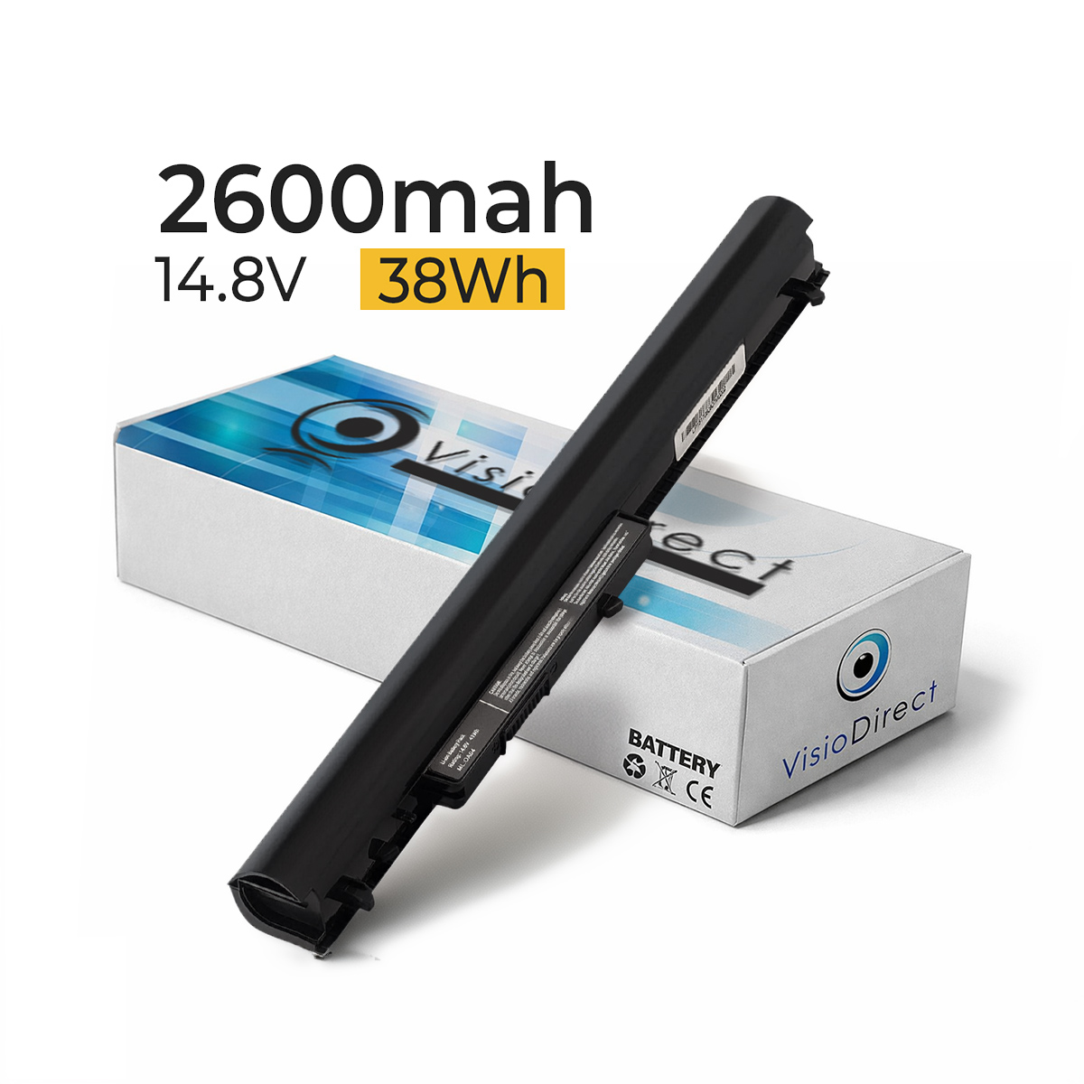 2600mAh Batterie pour HP COMPA...