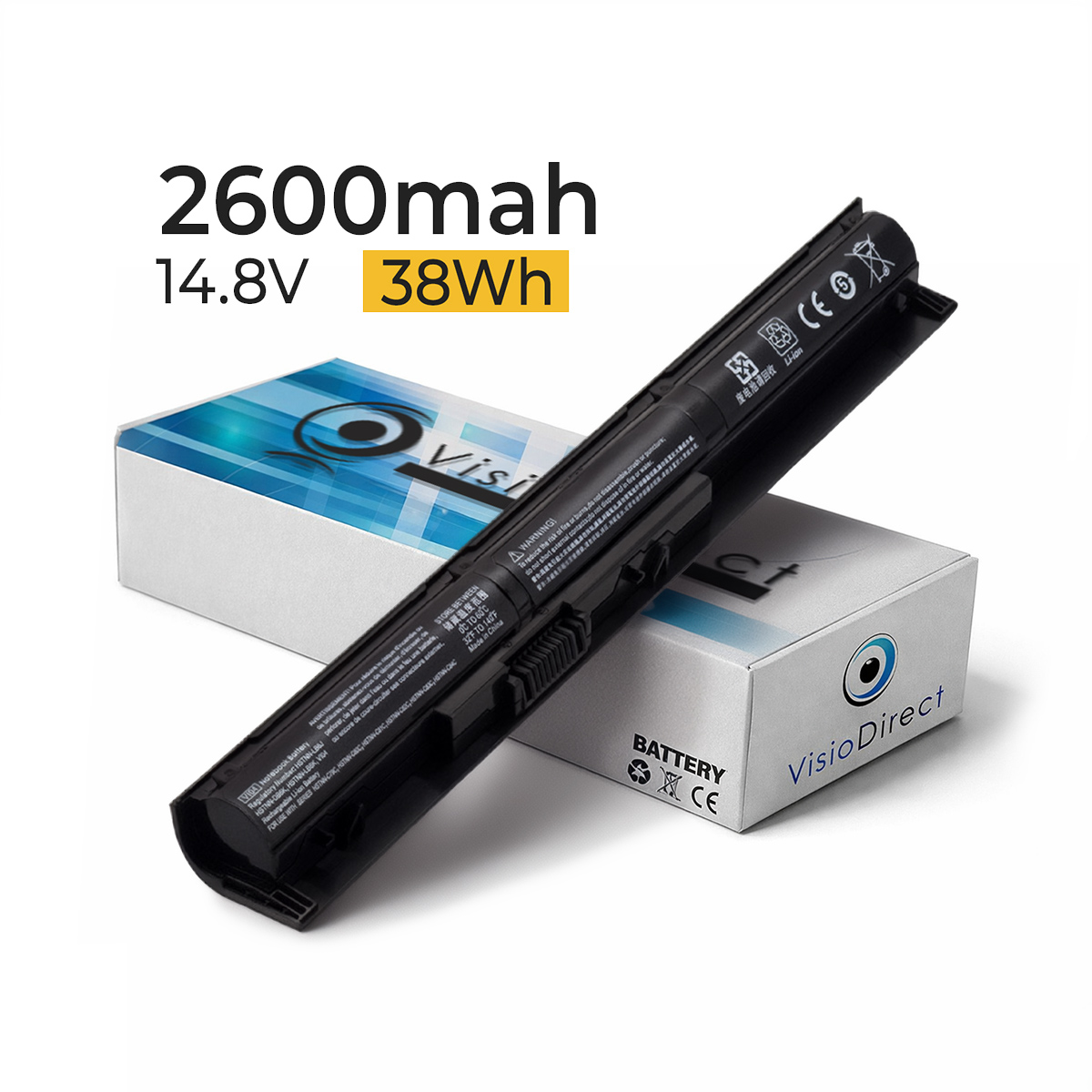 2600mAh Batterie pour HP COMPA...