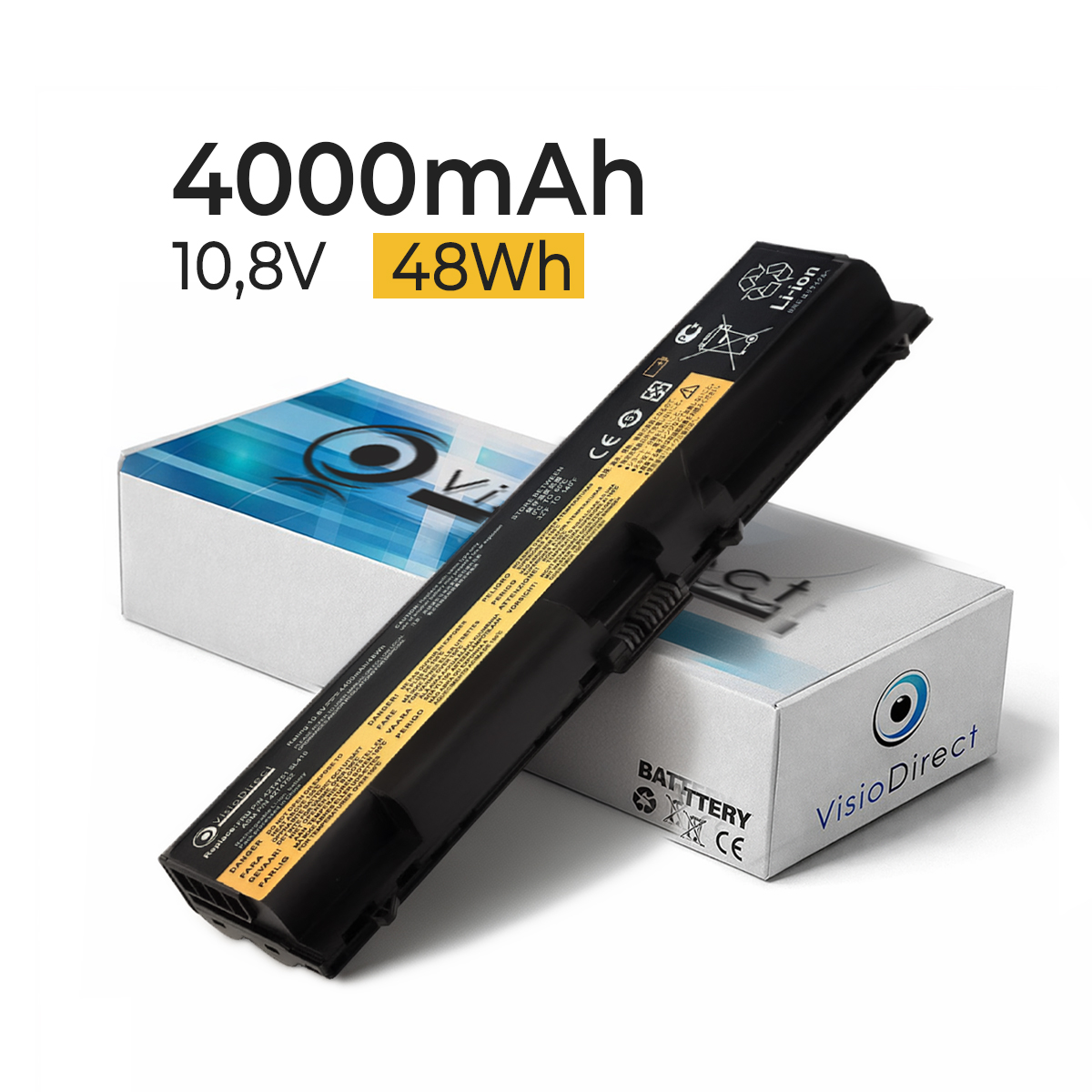 4400mAh Batterie pour Lenovo T...