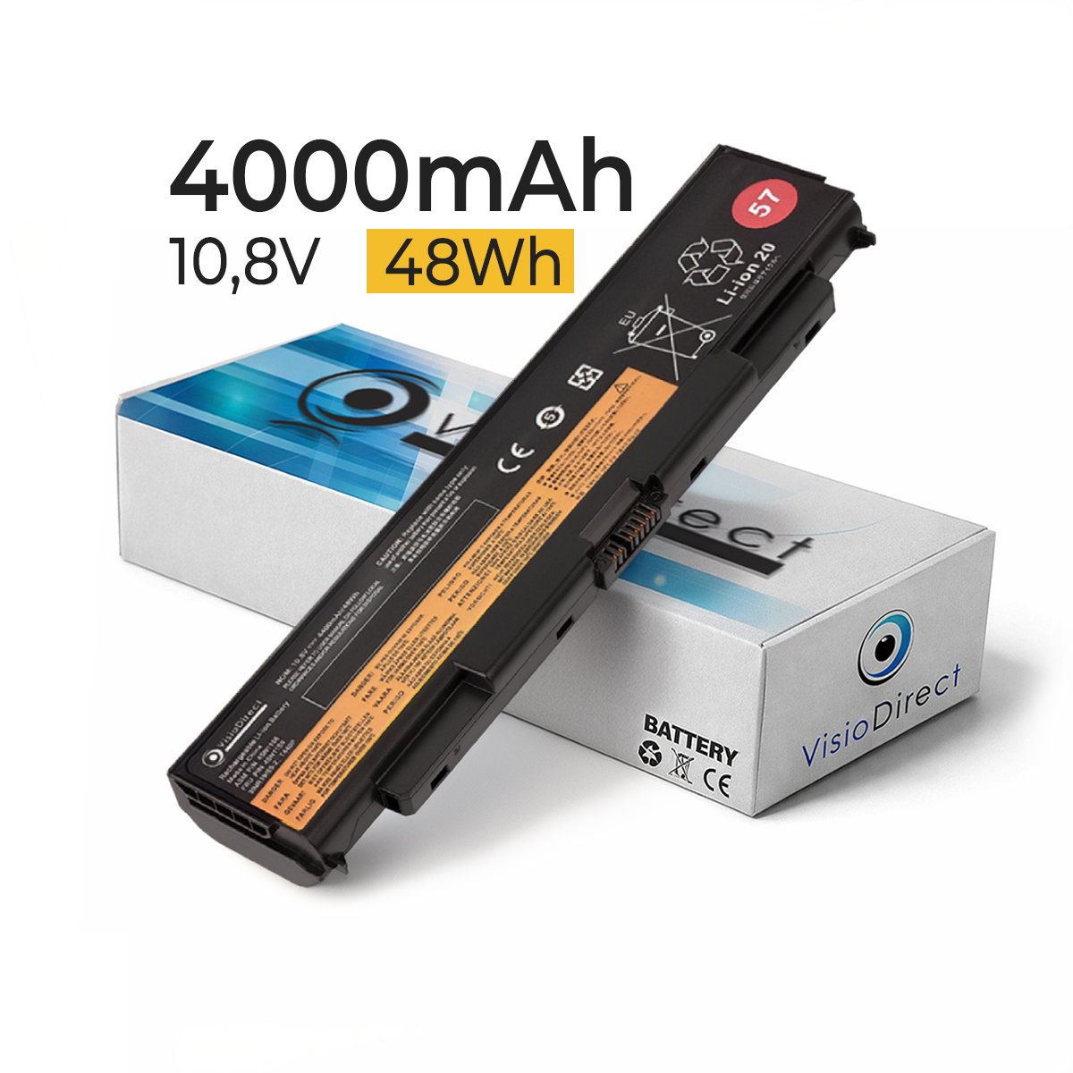 4400mAh Batterie pour Lenovo T...